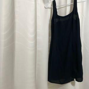 Hollister black mini dress